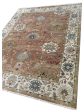 Artisan Cameron  Rust Ivory Traditional Knotted Rug Online Sale