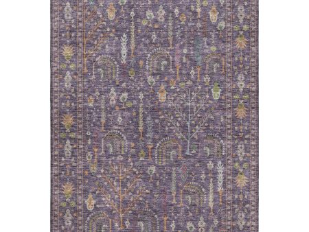 Dalyn Rugs Hatay HY5 Eggplant Traditional Machine Made Rug For Cheap