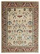 Artisan Gwyneth  Ivory Red Traditional Knotted Rug Sale