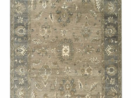 Artisan Freida  Camel Beige Traditional Knotted Rug Online Sale