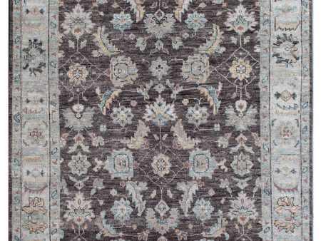 Artisan Felicity  Brown Beige Transitional Knotted Rug Hot on Sale