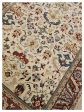 Artisan Gwyneth  Ivory Red Traditional Knotted Rug Sale