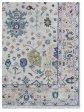 Artisan Felicity  Ivory Peach Transitional Knotted Rug For Sale