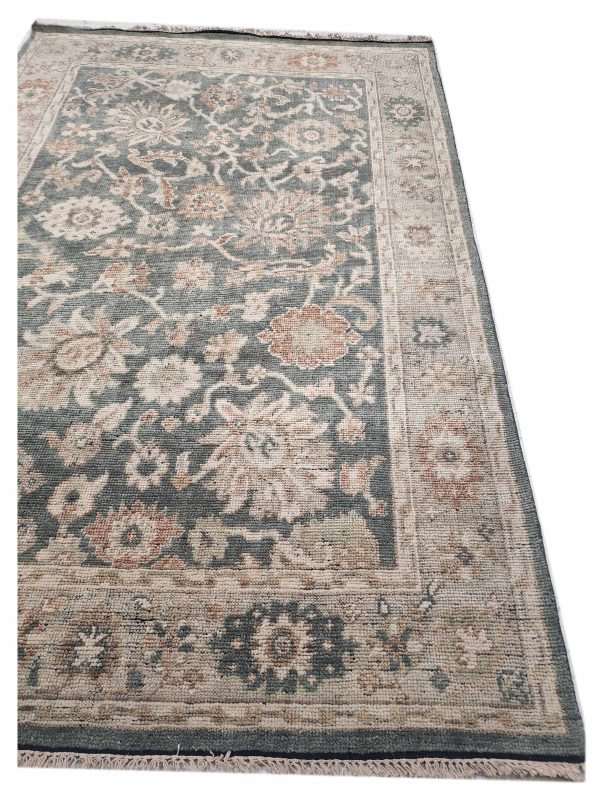 Artisan Felicity  Lt.Blue Beige Traditional Knotted Rug Fashion