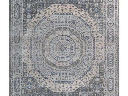 Artisan Felicity  Lt.Blue Ivory Transitional Knotted Rug Fashion