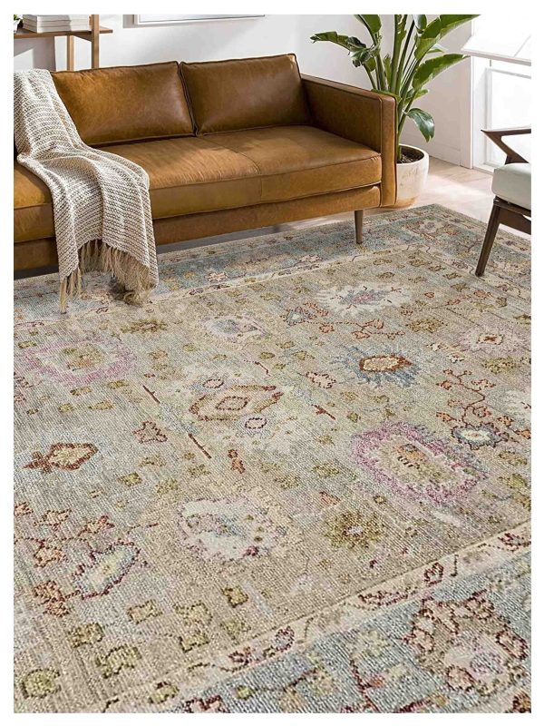 Artisan Felicity  Silver Lt.Blue Traditional Knotted Rug Supply