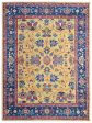 Artisan Felicity  Gold Navy Traditional Knotted Rug For Cheap