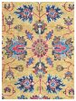 Artisan Felicity  Gold Navy Traditional Knotted Rug For Cheap