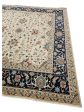 Artisan Gwyneth  Ivory Black Traditional Knotted Rug For Cheap