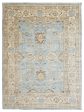 Artisan Freida  Lt.Blue Ivory Traditional Knotted Rug Fashion