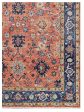 Artisan Felicity  Rust Navy Transitional Knotted Rug For Cheap