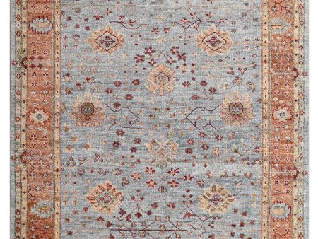 Artisan Felicity  Pine Rust Transitional Knotted Rug Sale