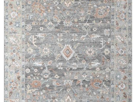 Artisan Felicity  Dk.Grey Lt.Grey Transitional Knotted Rug For Cheap