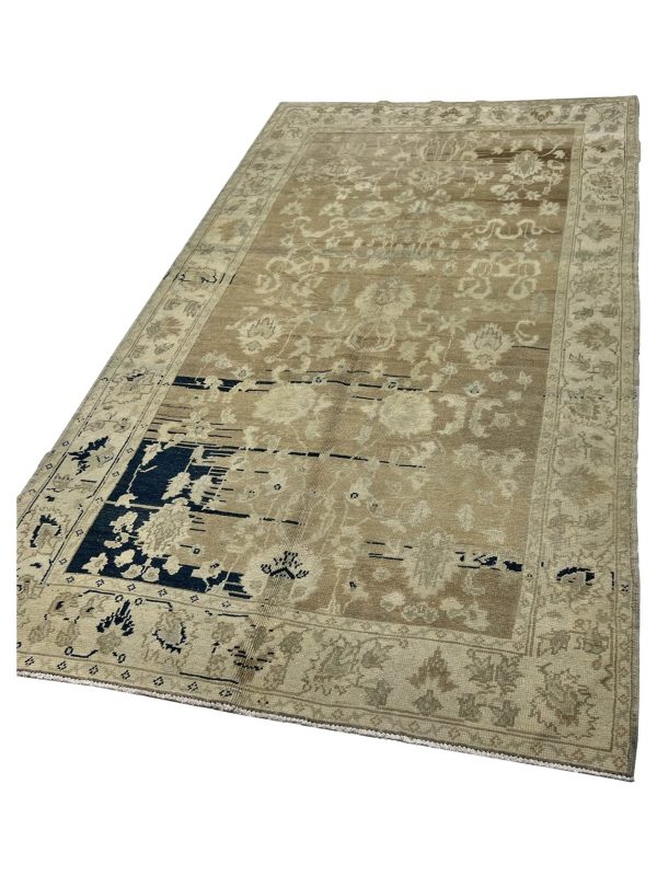 Artisan Angelina  Camel  Vintage Knotted Rug on Sale