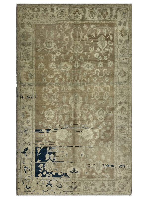 Artisan Angelina  Camel  Vintage Knotted Rug on Sale