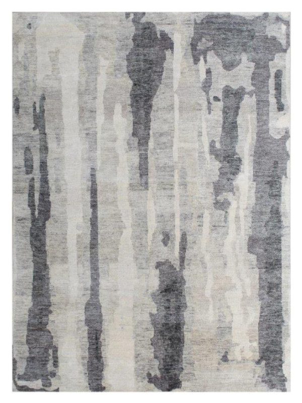 Artisan Felicity  Grey  Transitional Knotted Rug Sale