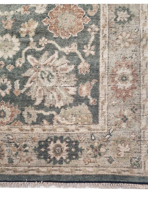 Artisan Felicity  Lt.Blue Beige Traditional Knotted Rug Fashion