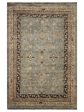 Artisan Felicity  Lt.Blue Brown Traditional Knotted Rug For Cheap