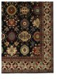 Artisan Helena  Black Beige Traditional Knotted Rug Online now