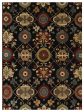 Artisan Helena  Black Beige Traditional Knotted Rug Online now