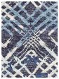 Artisan Felicity  Navy Blue Transitional Knotted Rug For Cheap