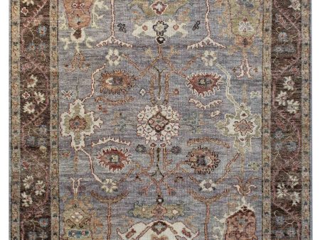 Artisan Felicity  Grey Brown Traditional Knotted Rug For Sale