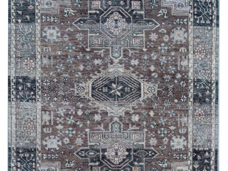 Artisan Felicity  Grey Blue Traditional Knotted Rug Discount