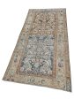 Artisan Angelina  Brown Blue Vintage Knotted Rug Hot on Sale