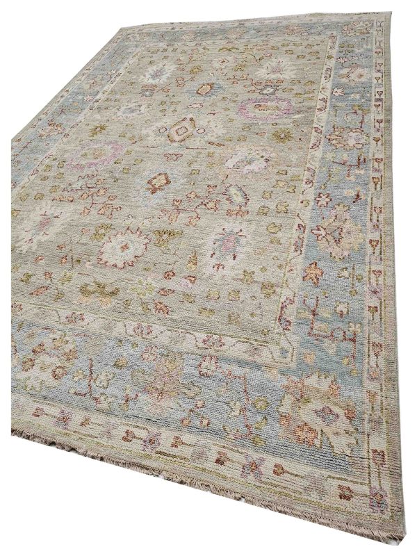 Artisan Felicity  Silver Lt.Blue Traditional Knotted Rug Supply