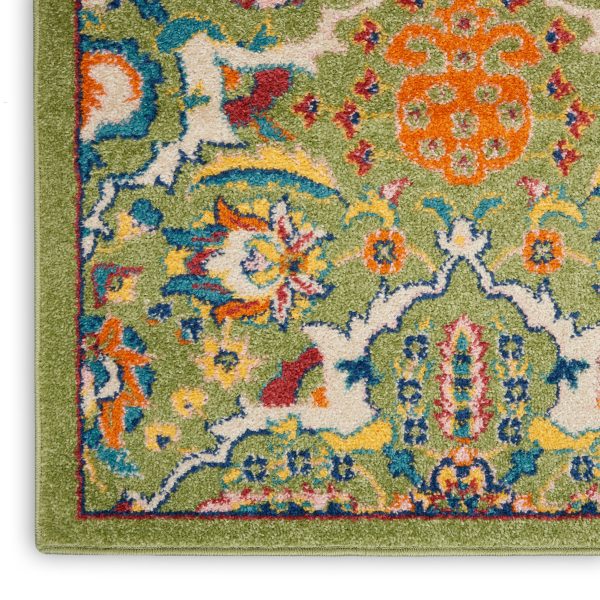 Nourison Home Allur ALR03 Sage Ivory Transitional Power-Loomed Rug Online Sale