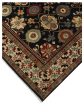 Artisan Helena  Black Beige Traditional Knotted Rug Online now