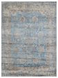 Artisan Felicity  Blue Silver Traditional Knotted Rug on Sale