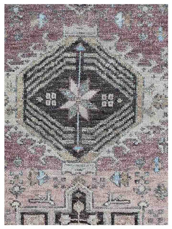 Artisan Felicity  Mineral Red Traditional Knotted Rug For Sale