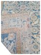 Artisan Angelina  Brown Blue Vintage Knotted Rug Hot on Sale