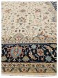 Artisan Gwyneth  Ivory Black Traditional Knotted Rug For Cheap