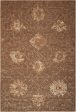 Nourison Home Silken Allure SLK08 Chocolate Traditional Loomed Rug For Sale