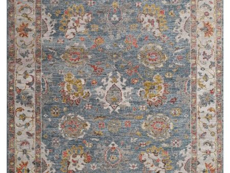 Artisan Felicity  Hunter Green  Transitional Knotted Rug For Sale