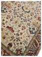 Artisan Gwyneth  Ivory Red Traditional Knotted Rug Sale