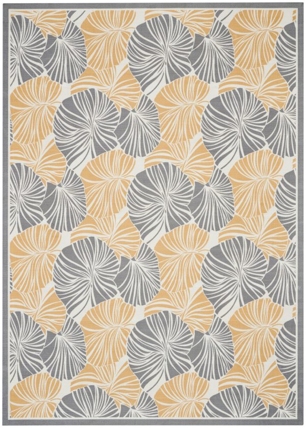 Waverly Sun N Shade SND87 Grey Contemporary Power-Loomed Rug Supply