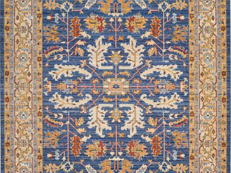 Nourison Home Majestic MST02 Denim Blue Traditional Loom-Woven Rug on Sale