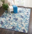 Waverly Vintage Lux WJC02 Indigo Contemporary Power-Loomed Rug Supply