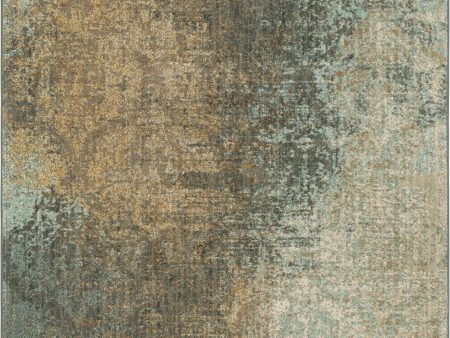 Virginia Langley Touchstone 91423 Jadeite Modern Contemporary Machine Woven Rug Hot on Sale