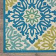 Waverly Sun N Shade SND23 Marine Transitional Power-Loomed Rug Online now