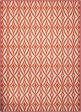 Waverly Sun N Shade SND19 Campari Contemporary Power-Loomed Rug Online Hot Sale