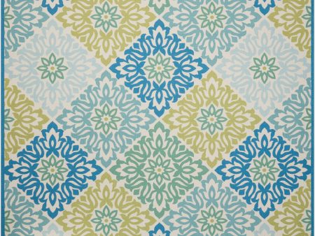 Waverly Sun N Shade SND23 Marine Transitional Power-Loomed Rug Online now