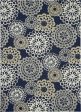 Waverly Sun N Shade SND72 Black Contemporary Power-Loomed Rug Online