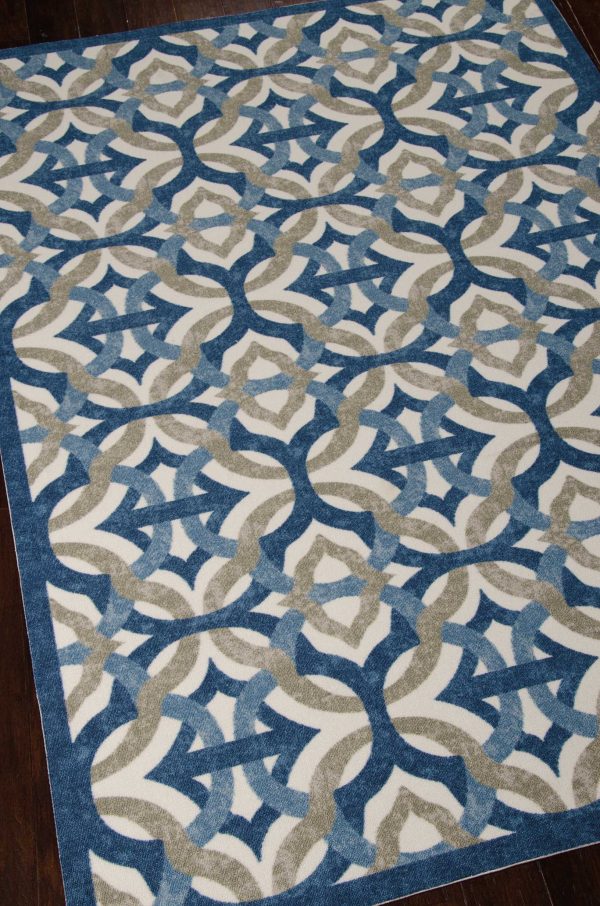 Waverly Sun N Shade SND30 Celestial Contemporary Power-Loomed Rug For Cheap