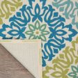 Waverly Sun N Shade SND23 Marine Transitional Power-Loomed Rug Online now