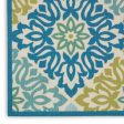 Waverly Sun N Shade SND23 Marine Transitional Power-Loomed Rug Online now