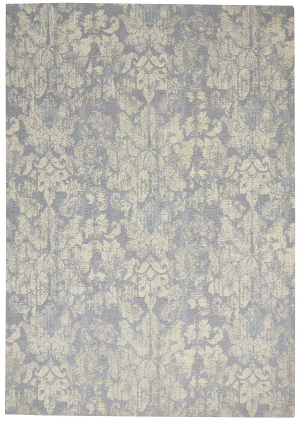 Waverly Vintage Lux WJC01 Mist Contemporary Power-Loomed Rug For Discount